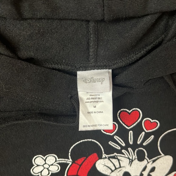 Disney Mickey & Minnie Hoodie Size M - Picture 3 of 6
